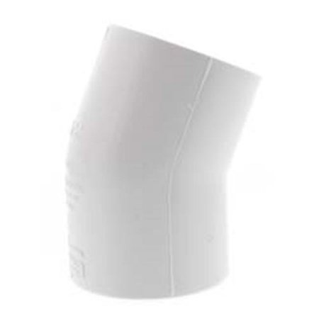 DEFENSEGUARD PVC 22.5 in. Elbow Sch40 - 1.25 in. DE1638012